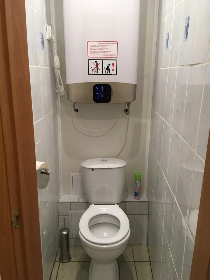 Отдельный туалет хостела