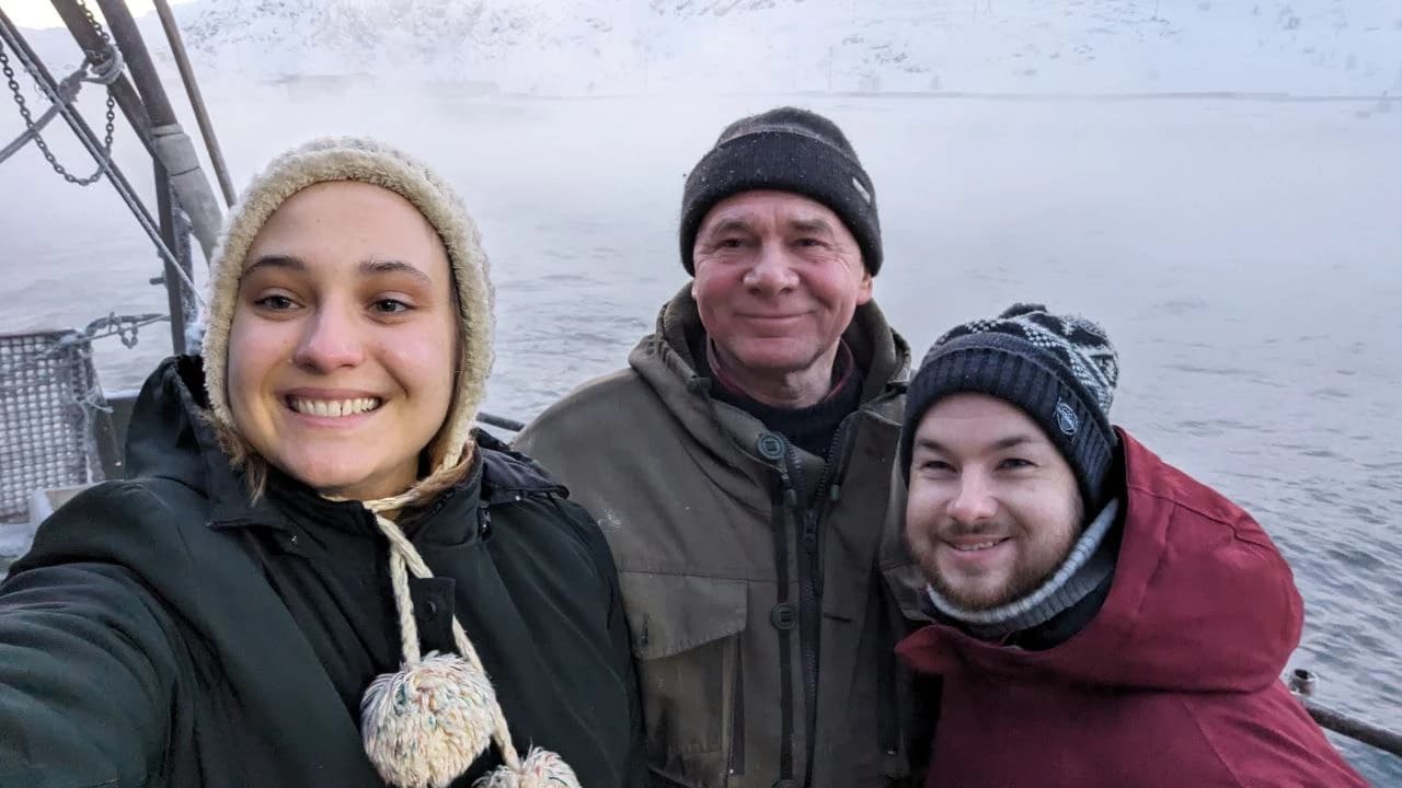 Гости «Весёлого ветра» во время путешествия